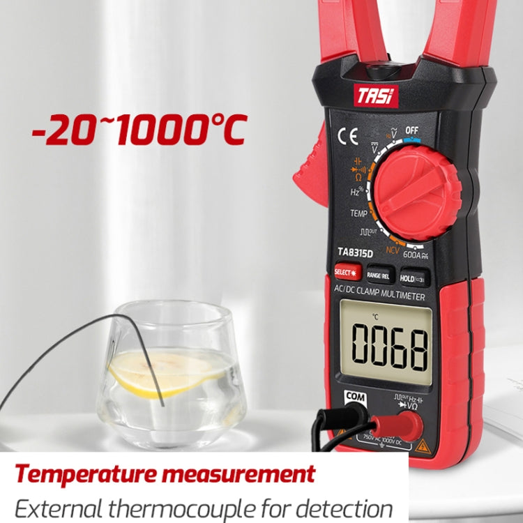 TASI TA8315B Multimetro a pinza Amperometro digitale ad alta precisione, TA8315B