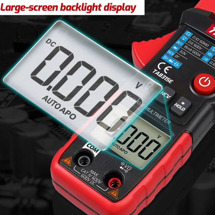 TASI TA8315B Multimetro a pinza Amperometro digitale ad alta precisione, TA8315B