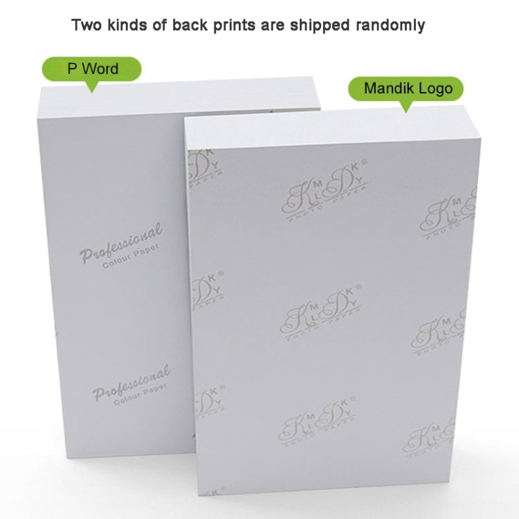 Mandik 3R Carta fotografica lucida su un lato da 5 pollici per stampanti a getto d'inchiostro Forniture per immagini su carta, 180gsm 500 Sheets, 200gsm 500 Sheets, 230gsm 500 Sheets, 230gsm 200 Sheets, 200gsm 200 Sheets, 180gsm 200 Sheets