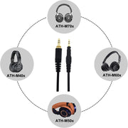 Per cavo di ricambio per cavo audio per cuffie ATH-M50X / M40X / M60X / M70X, ZS0166