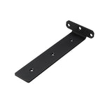 Piastra divisoria per libreria con staffa triangolare spessa 5 mm, 150mm Black, 200mm Black, 250mm Black, 300mm Black, 150mm White, 200mm White, 250mm White, 300mm White