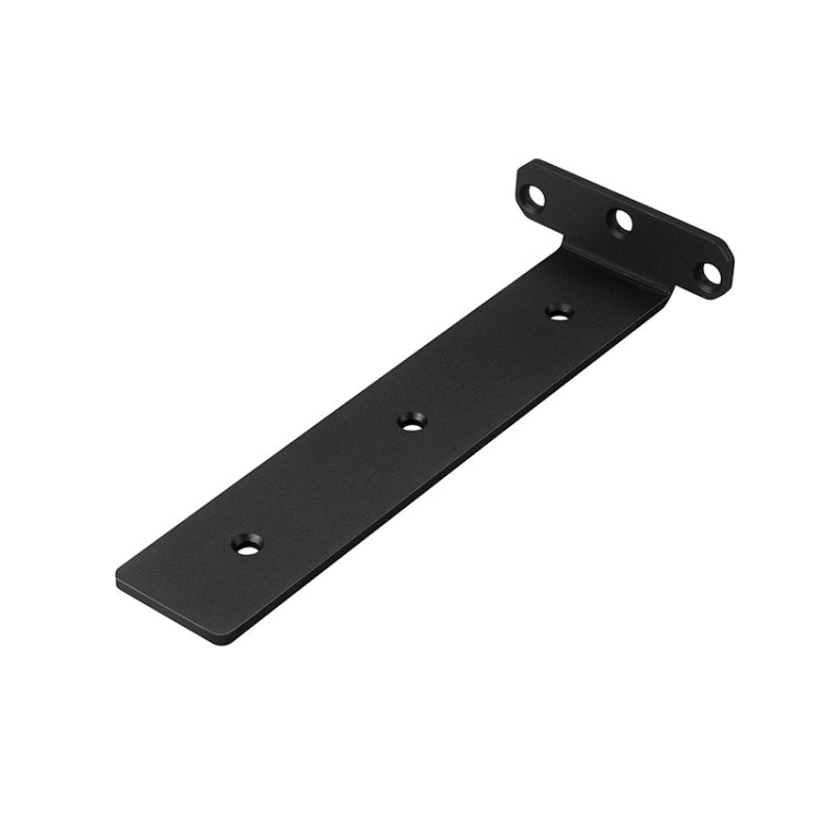 Piastra divisoria per libreria con staffa triangolare spessa 5 mm, 150mm Black, 200mm Black, 250mm Black, 300mm Black, 150mm White, 200mm White, 250mm White, 300mm White