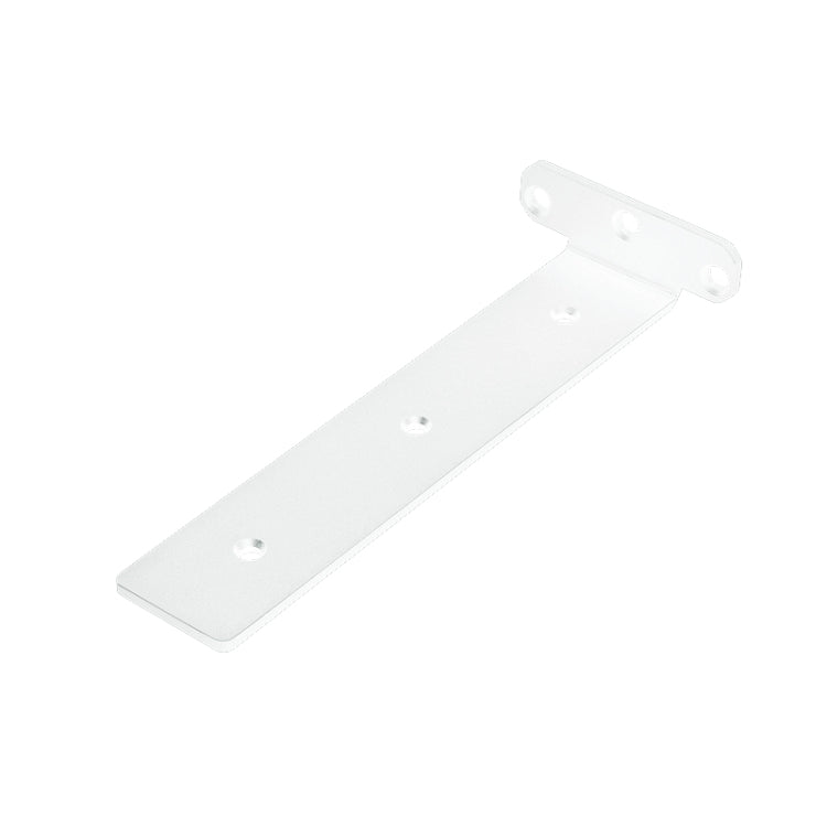 Piastra divisoria per libreria con staffa triangolare spessa 5 mm, 150mm Black, 200mm Black, 250mm Black, 300mm Black, 150mm White, 200mm White, 250mm White, 300mm White