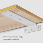 Piastra divisoria per libreria con staffa triangolare spessa 5 mm, 150mm Black, 200mm Black, 250mm Black, 300mm Black, 150mm White, 200mm White, 250mm White, 300mm White