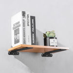 Piastra divisoria per libreria con staffa triangolare spessa 5 mm, 150mm Black, 200mm Black, 250mm Black, 300mm Black, 150mm White, 200mm White, 250mm White, 300mm White