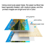 Carta patinata A4 100 fogli per stampante laser a colori
