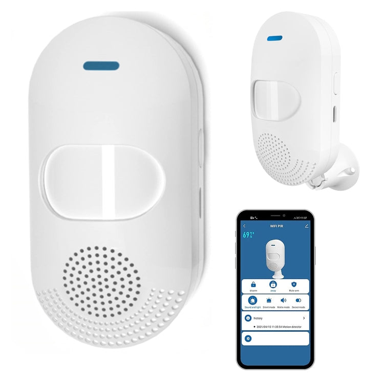TUYA APP Controllo Wireless PIR Sensore di movimento Allarme Rilevatore di movimento WiFi, Tuya  WiFi