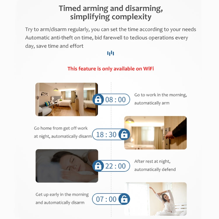 TUYA APP Controllo Wireless PIR Sensore di movimento Allarme Rilevatore di movimento WiFi, Tuya  WiFi