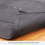 Grembiule da lavoro in tela pesante per elettricista da falegnameria, Black Gray, Black, Army Green, Khaki, Blue, Camel, Belt Black Gray, Belt Black, Belt Army Green, Belt Khaki, Belt Blue, Belt Camel