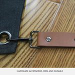 Grembiule da lavoro in tela pesante per elettricista da falegnameria, Black Gray, Black, Army Green, Khaki, Blue, Camel, Belt Black Gray, Belt Black, Belt Army Green, Belt Khaki, Belt Blue, Belt Camel