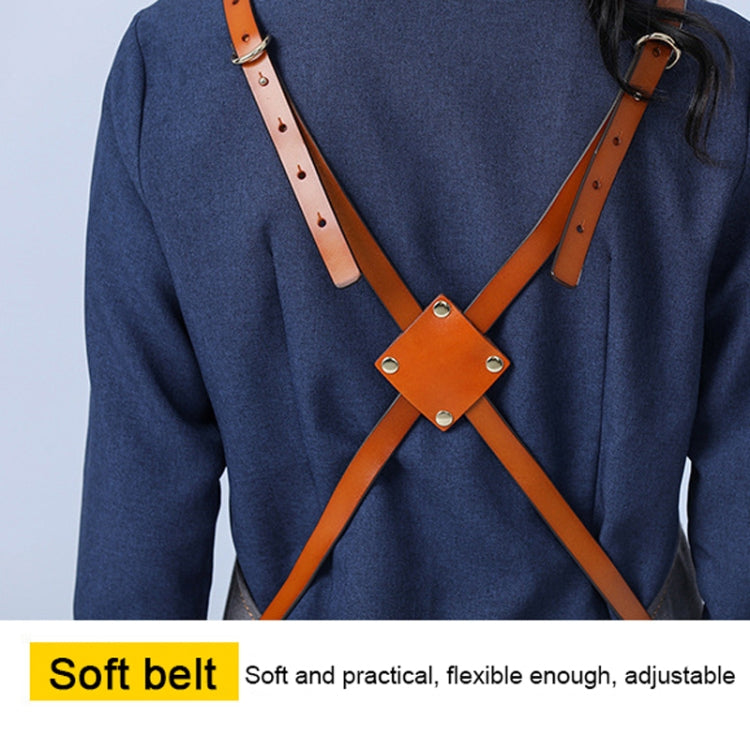 Grembiule da lavoro in tela pesante per elettricista da falegnameria, Black Gray, Black, Army Green, Khaki, Blue, Camel, Belt Black Gray, Belt Black, Belt Army Green, Belt Khaki, Belt Blue, Belt Camel