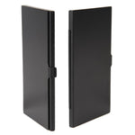 1SD + 8TF Alluminio Micro SD Card Holder Pin Storage Box 9 solts per scheda di memoria SD / SIM / TF, Black, Silver