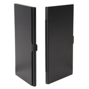 1SD + 8TF Alluminio Micro SD Card Holder Pin Storage Box 9 solts per scheda di memoria SD / SIM / TF, Black, Silver