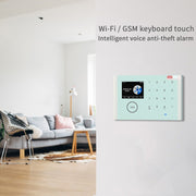 CS118 WIFI+GSM Tuya Smart Voice Alarm System Supporta Amazon Alexa/Google Assistant, Package 1, Package 2, Package 3, Package 4, Package 5