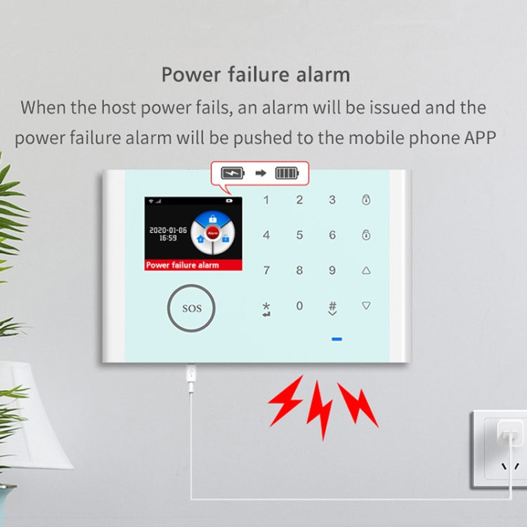 Sistema allarme CS118 WiFi e GSM con controllo vocale