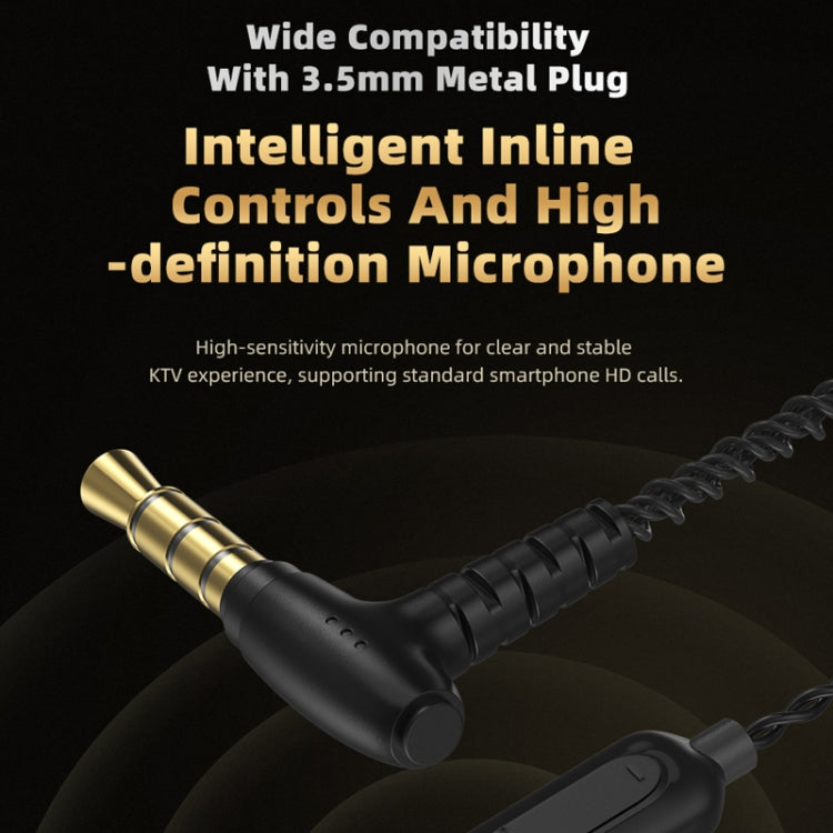 Auricolari da gioco cablati CVJ con microfono