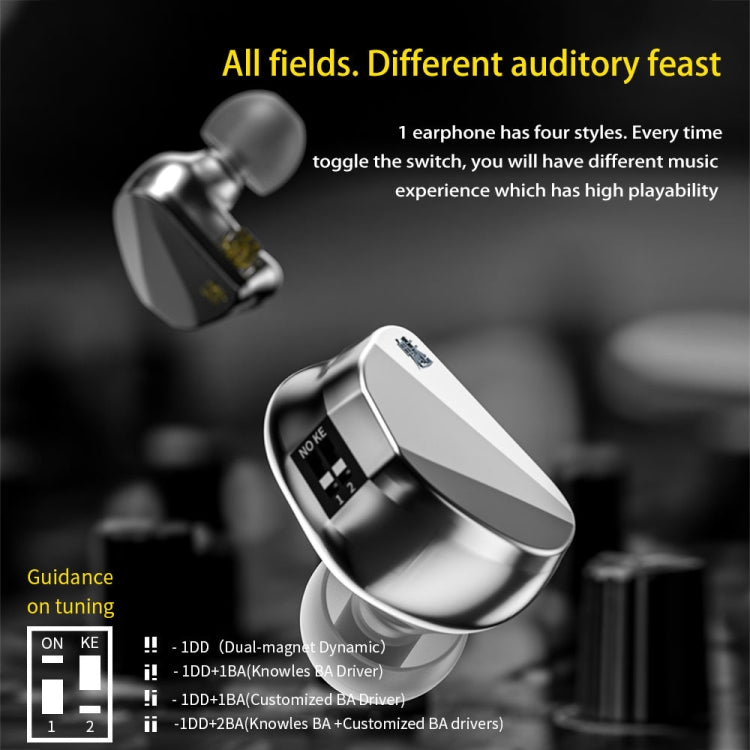 Auricolari CVJ In Ear con Microfono e Regolazione