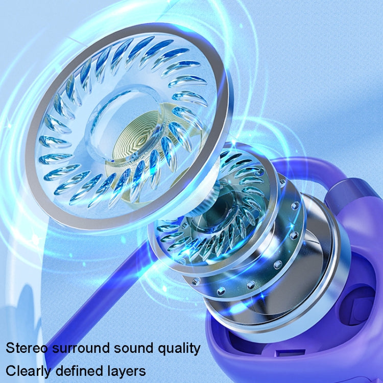 Auricolari Bluetooth GCD-S11 Nero e Viola