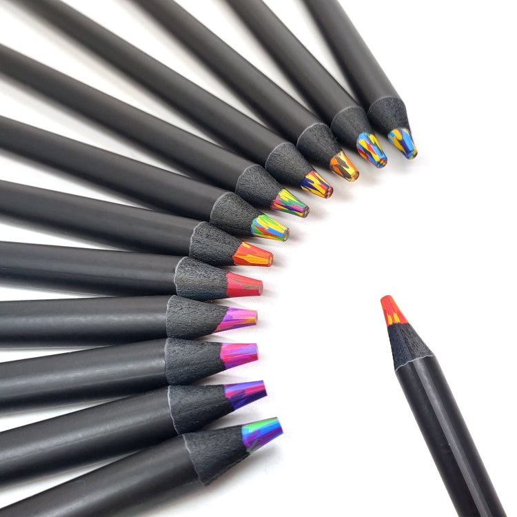 12pcs 7 colori in 1 matite arcobaleno matite colorate in legno per bambini adulti disegno artistico