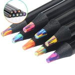 Set di matite arcobaleno 8 in 1, matite colorate in legno per bambini, adulti, disegno artistico, 8 In 1