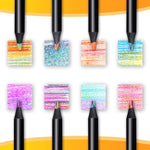 Set di matite arcobaleno 8 in 1, matite colorate in legno per bambini, adulti, disegno artistico, 8 In 1