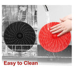 Friggitrice ad aria Tappetino riutilizzabile in silicone Tappetino per cottura a vapore antiaderente Accessori da cucina, Round 20cm Black, Round 20cm Red, Square Black 20.2cm, Square Red 20.2cm, Square Red 23cm, Square Black 23cm