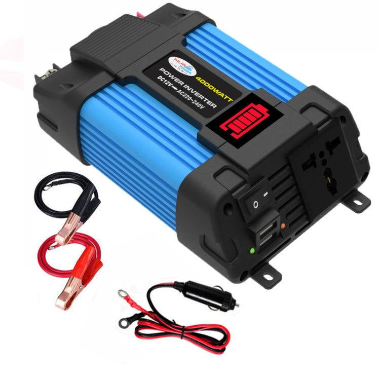SOLIKE TECH Inverter per veicoli Convertitore sinusoidale Inverter automatico, 12V-220V 300W, 12V-110V 300W, 12V-220V 500W, 12V-110V 500W