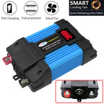 SOLIKE TECH Inverter per veicoli Convertitore sinusoidale Inverter automatico, 12V-220V 300W, 12V-110V 300W, 12V-220V 500W, 12V-110V 500W