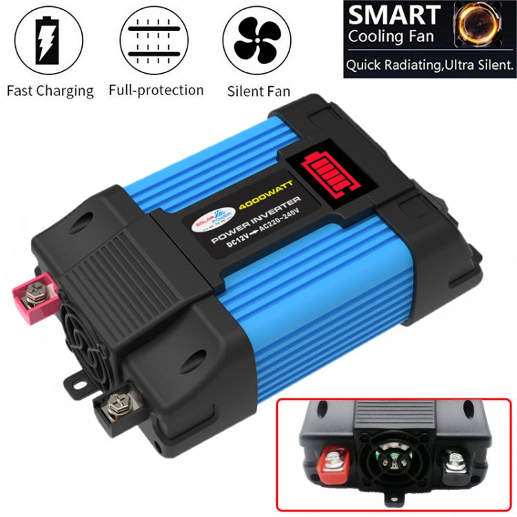 SOLIKE TECH Inverter per veicoli Convertitore sinusoidale Inverter automatico, 12V-220V 300W, 12V-110V 300W, 12V-220V 500W, 12V-110V 500W
