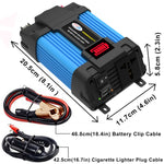 SOLIKE TECH Inverter per veicoli Convertitore sinusoidale Inverter automatico, 12V-220V 300W, 12V-110V 300W, 12V-220V 500W, 12V-110V 500W