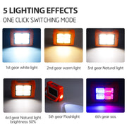 Luce di inondazione solare portatile 80W 144 LED