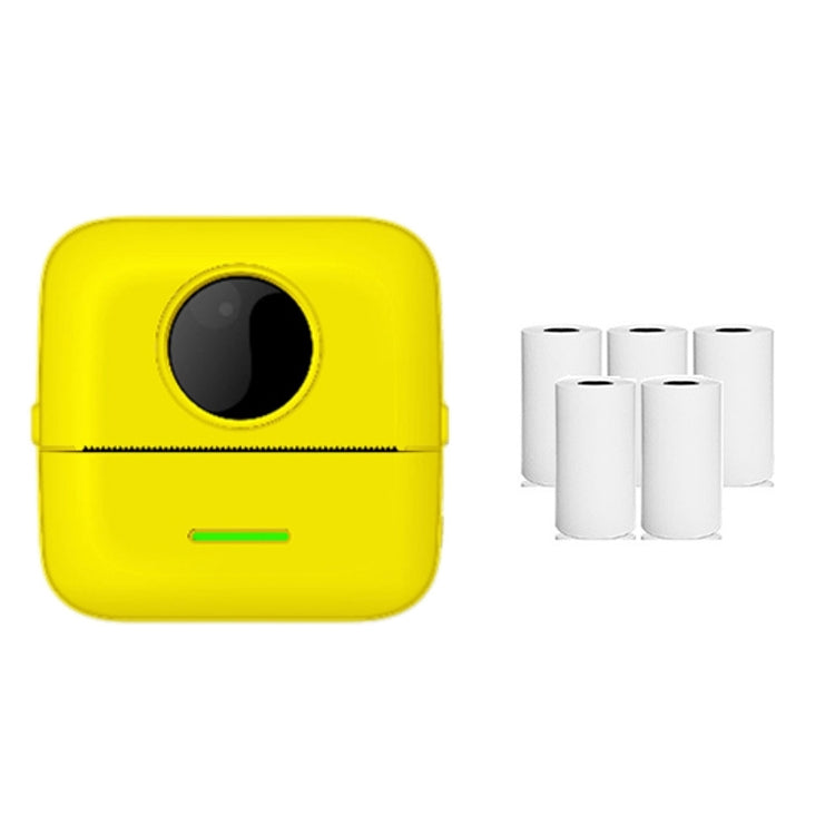 Mini Student Domanda sbagliata Stampante termica Bluetooth, With 5 Rolls White Paper, With 3 Rolls Color Paper