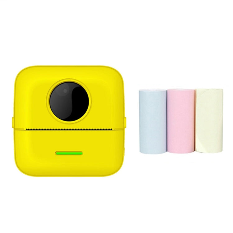 Mini Student Domanda sbagliata Stampante termica Bluetooth, With 5 Rolls White Paper, With 3 Rolls Color Paper