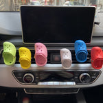Ornamento decorativo per sfiato dell'aria dell'auto a forma di scarpe carine da 2 pezzi, Without  Aromatherapy, With Aromatherapy