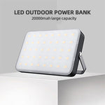 Lampada LED da campeggio ricaricabile USB impermeabile