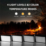 Lampada LED da campeggio ricaricabile USB impermeabile
