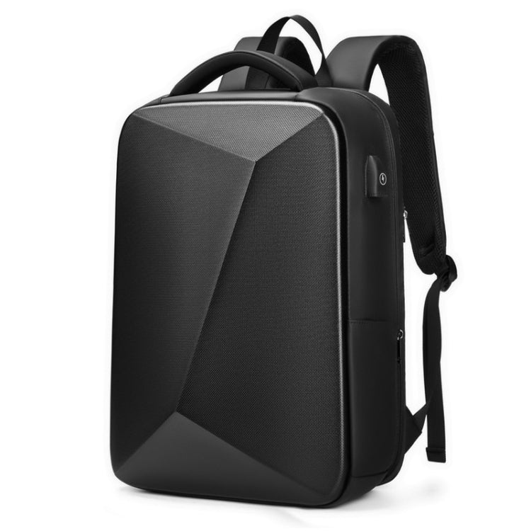 Zaino per laptop espandibile con guscio rigido in EVA con porta USB Zaino da viaggio d'affari multifunzionale