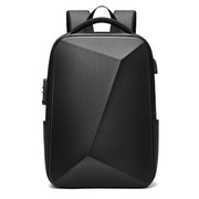 Zaino per laptop espandibile con guscio rigido in EVA con porta USB Zaino da viaggio d'affari multifunzionale