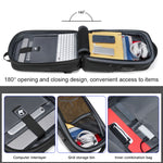 Zaino per laptop espandibile con guscio rigido in EVA con porta USB Zaino da viaggio d'affari multifunzionale