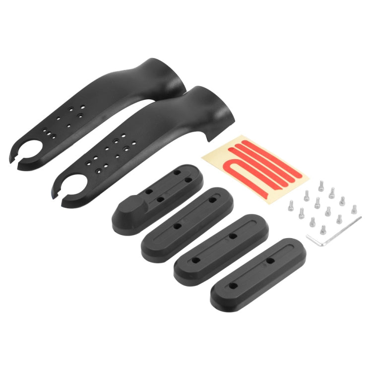 Per Xiaomi M365 / PRO / 1S Accessori per skateboard Forcella anteriore Coperchio di protezione in plastica Set di barre riflettenti