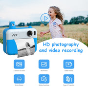 IPS 2.36 pollici LED HD Display 1080P Fotocamera per bambini Stampa termica Fotocamera istantanea