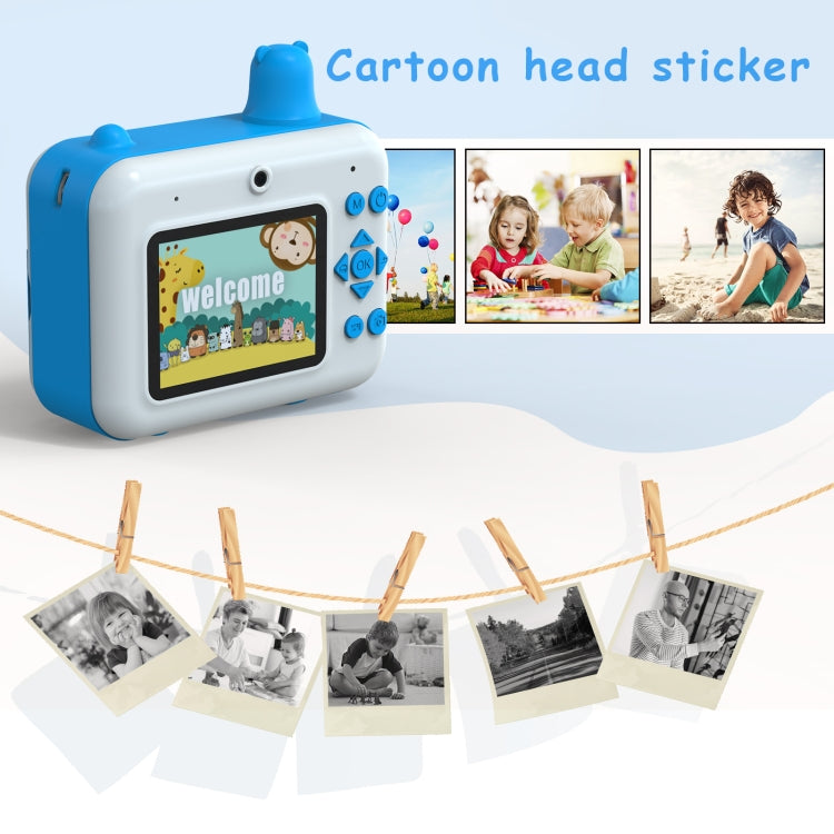 Fotocamera bambini 2.36" IPS LED HD 1080P con stampa termica