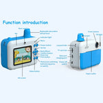 Fotocamera bambini 2.36" IPS LED HD 1080P con stampa termica