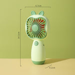 Mini ventilatore portatile ricaricabile USB 15cm