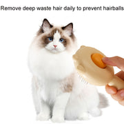 Spazzola anti-crespo per la pulizia dei capelli con aghi per animali domestici, Yellow, Green, Purple