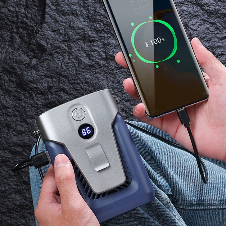 Ventilatore da collo portatile con batteria 12000mAh