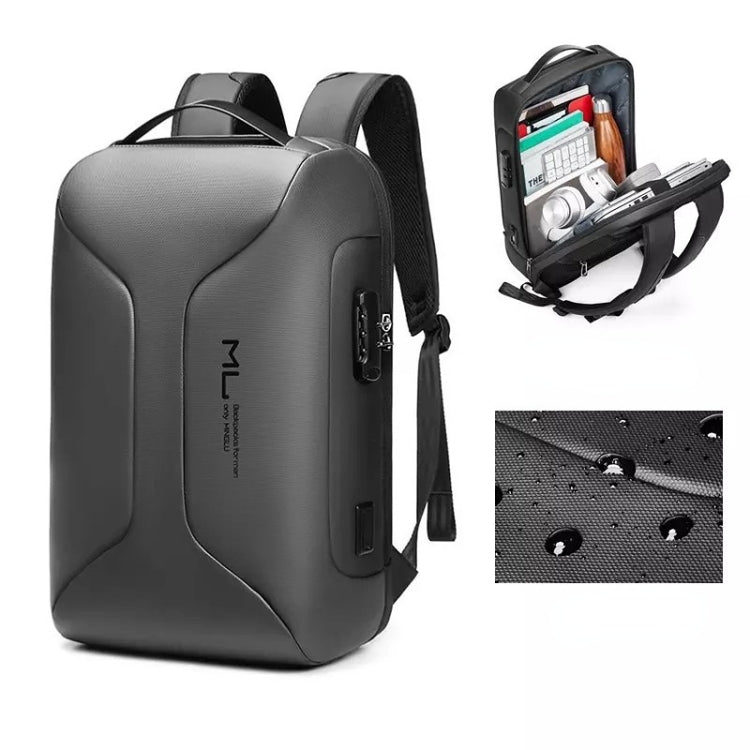 Borsa da viaggio per affari di grande capacità Zaino per laptop impermeabile multifunzionale con porta USB