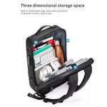Borsa da viaggio per affari di grande capacità Zaino per laptop impermeabile multifunzionale con porta USB