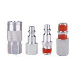 Kit compressore d'aria 20 in 1 Kit utensili pneumatici NPT da 1/4 di pollice con tubo flessibile in nylon a spirale da 7,5 m