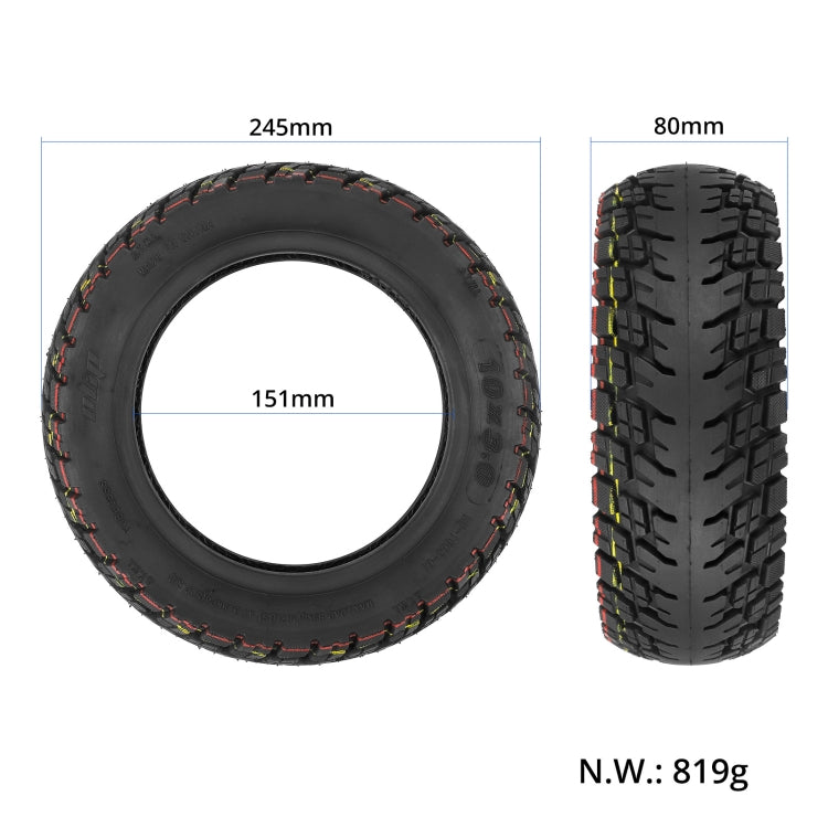 Ulip 10 x 3.0 10 pollici scooter elettrico pneumatico tubeless fuoristrada addensato per Dualtron Zero 10X, cavo Wolf Warrior, cavo Mantis 10, Without Gas Nozzle, With Gas Nozzle